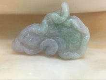 Load image into Gallery viewer, 10% OFF- Certified Natural Icy 3 Color Jadeite Emerald A*Jade HandCarved Lucky Cabbage Pendant A-0574