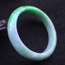 Load image into Gallery viewer, 10% OFF- 54/55/56 mm Certified Natural 3 Color Jadeite Emerald A*Jade HandCarved Bangle A005