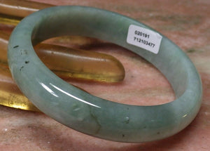 10% OFF- 57/58/59 mm Certified Natural Jadeite Emerald A*Jade Handcarved Bangle 4377