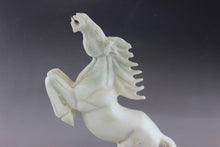 Load image into Gallery viewer, 9.45&#39;&#39;H- Chinese Antique Genuine Natural Jade Handcarved Sculpture  Horse Statue