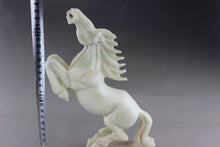 Load image into Gallery viewer, 9.45&#39;&#39;H- Chinese Antique Genuine Natural Jade Handcarved Sculpture  Horse Statue