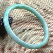 Load image into Gallery viewer, 10% OFF- 55/56/57 mm Certified Natural Jadeite Emerald A*Jade Handcarved Bangle A014