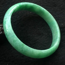 Load image into Gallery viewer, 10% OFF- 53/54/55 mm Certified Natural Jadeite Emerald A*Jade Handcarved Bangle X028