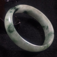 Load image into Gallery viewer, 10% OFF- 53/54/55 mm Certified Natural Jadeite Emerald A*Jade HandCarved Bangle A07