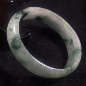 10% OFF- 53/54/55 mm Certified Natural Jadeite Emerald A*Jade HandCarved Bangle A07