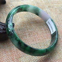 Load image into Gallery viewer, 10% OFF- 55/56/57 mm Certified Natural Jadeite Emerald A*Jade Bangle 06078