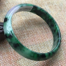 Load image into Gallery viewer, 10% OFF- 55/56/57 mm Certified Natural Jadeite Emerald A*Jade Bangle 06078