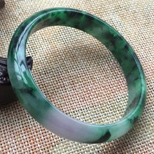 Load image into Gallery viewer, 10% OFF- 55/56/57 mm Certified Natural Jadeite Emerald A*Jade Bangle 06078