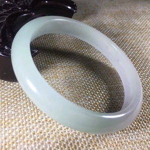 10% OFF- 54/55/56mm Certified Natural 3 Color Jadeite Emerald A*Jade HandCarved Bangle B049