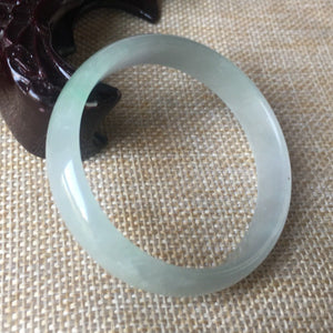 10% OFF- 50/51/52*48mm Certified Natural Jadeite Emerald A*Jade HandCarved Bangle C049