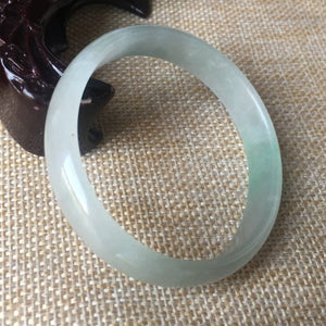 10% OFF- 50/51/52*48mm Certified Natural Jadeite Emerald A*Jade HandCarved Bangle C049