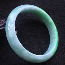 Load image into Gallery viewer, 10% OFF- 54/55/56 mm Certified Natural 3 Color Jadeite Emerald A*Jade HandCarved Bangle A005