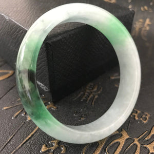 10% OFF- 52/53/54 mm Certified Natural Jadeite Emerald A*Jade HandCarved Bangle