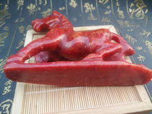 Load image into Gallery viewer, 4&#39;&#39;L-Chinese Antique Genuine Natural Red Jade HandCarved Lucky Horse Statue