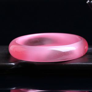 10% OFF- 58/59/60mm Certified Natural Pink Nephrite Emerald A*Jade Carved Bangle