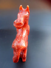 Load image into Gallery viewer, 4.57&#39;&#39;H-Chinese Antique Genuine Natural Red Jade HandCarved Lucky Horse Statue