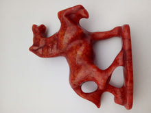 Load image into Gallery viewer, 4.4&#39;&#39;H-Chinese Antique Genuine Natural Red Jade HandCarved Lucky Horse Statue