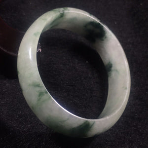 10% OFF- 53/54/55 mm Certified Natural Jadeite Emerald A*Jade HandCarved Bangle A07