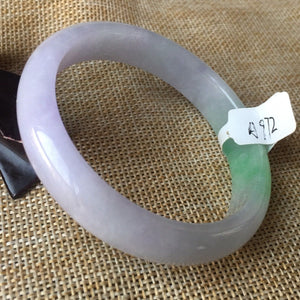 10% OFF- 54/55/56 mm Certified Natural 3 Color Jadeite Emerald A*Jade HandCarved Bangle A972