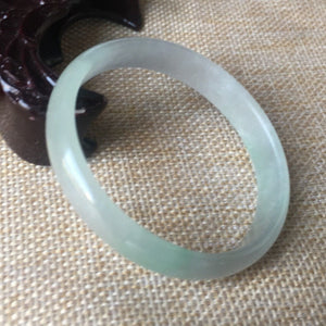 10% OFF- 50/51/52*48mm Certified Natural Jadeite Emerald A*Jade HandCarved Bangle C049