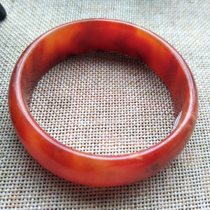 10% OFF- 59/60/61mm Certified Natural Red Jadeite Emerald A*Jade HandCarved Bangle Z931