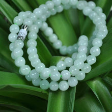 Load image into Gallery viewer, 10% OFF- 20in/520mm Certified Natural Jadeite Emerald A*Jade Handcarved Bracelet-Necklace