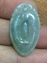 Load image into Gallery viewer, 10% OFF- Certified Natural Jadeite Emerald A*Jade HandCarved Dragon Pendant 2284
