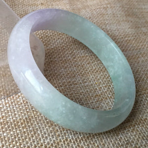 10% OFF- 54/55/56mm Certified Natural 3 Color Jadeite Emerald A*Jade HandCarved Bangle C013