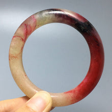 Load image into Gallery viewer, 10% OFF- 51/52/53mm Certified Natural Red Jadeite Emerald A*Jade HandCarved Bangle A77