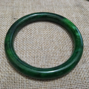 10% OFF- 53/54/55mm Certified Natural Green Jadeite Emerald A*Jade HandCarved Bangle X253