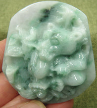 Load image into Gallery viewer, 10% OFF- Certified Natural Jadeite Emerald A*Jade HandCarved Bamboo Panda Pendant C1567