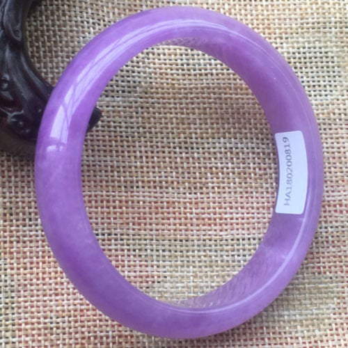 10% OFF- 56/57/58mm Certified Natural Jadeite Emerald A*Jade HandCarved Bangle HA0819