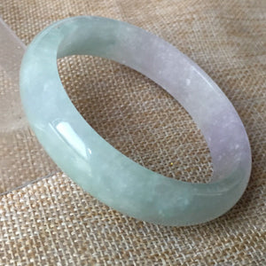 10% OFF- 54/55/56mm Certified Natural 3 Color Jadeite Emerald A*Jade HandCarved Bangle C013