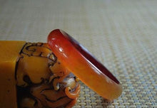 Load image into Gallery viewer, 10% OFF- 58/59/60mm Certified Natural Yellow Red Jadeite Emerald A*Jade HandCarved Bangle D08