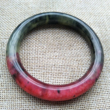 Load image into Gallery viewer, 10% OFF- 54/55/56mm Certified Natural Red Jadeite Emerald A*Jade HandCarved Bangle Z247