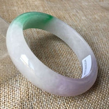 Load image into Gallery viewer, 10% OFF- 55/56/57mm Certified Natural 3 Color Jadeite Emerald A*Jade HandCarved Bangle x2354