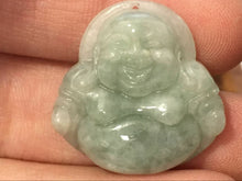 Load image into Gallery viewer, 10% OFF- Certified Natural Jadeite Emerald A*Jade HandCarved Buddha Pendant X2082