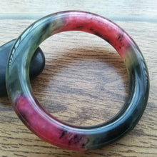 Load image into Gallery viewer, 10% OFF- 55/56/57mm Certified Natural Red Jadeite Emerald A*Jade HandCarved Bangle A004