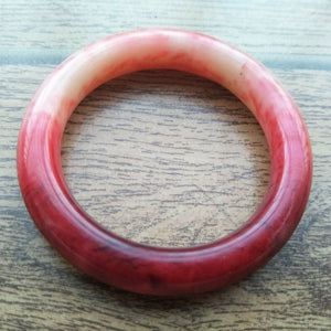 10% OFF- 50/51/52mm Certified Natural Red Jadeite Emerald A*Jade HandCarved Bangle A003