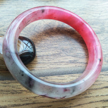 Load image into Gallery viewer, 10% OFF- 55/56/57mm Certified Natural Red Jadeite Emerald A*Jade HandCarved Bangle A207