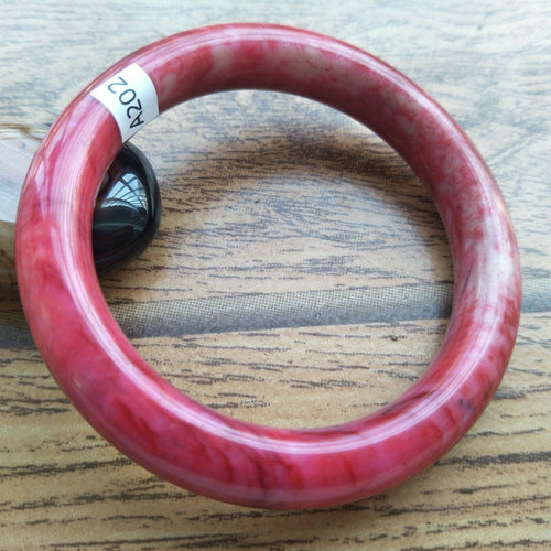 10% OFF- 53/54/55mm Certified Natural Red Jadeite Emerald A*Jade HandCarved Bangle A202