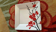 Load image into Gallery viewer, 1 Set of 4 pcs-Indonesia Coventry Porcelain Fine Red Flower Plates