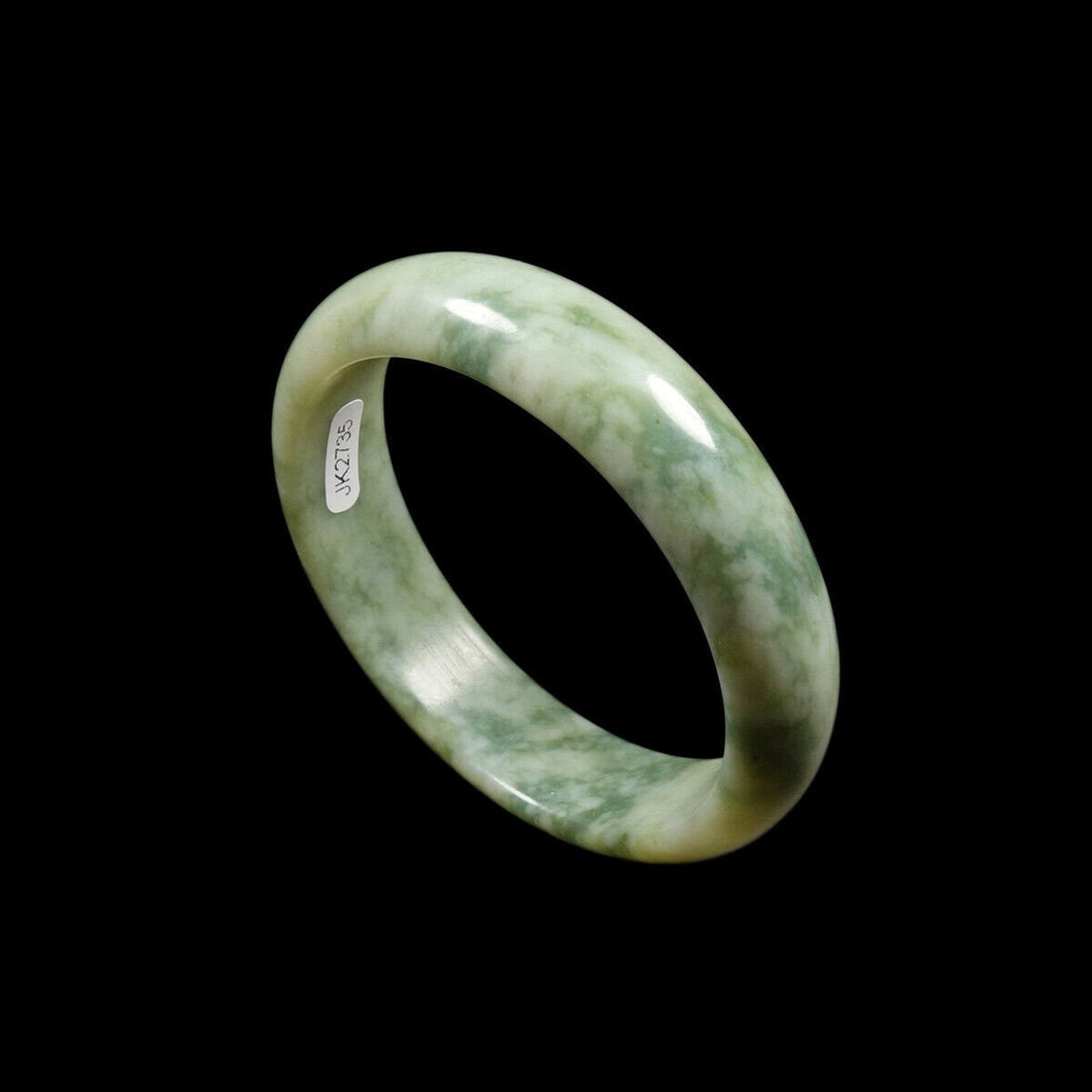10% OFF- 56/57/58mm Certified Natural Emerald Jadeite Emerald A*Jade HandCarved Bangle JK2735