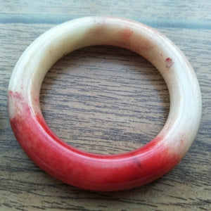 10% OFF- 49/50/51mm Certified Natural Red Jadeite Emerald A*Jade HandCarved Bangle A006