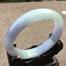 Load image into Gallery viewer, 10% OFF- 55/56/57mm Certified Natural Lavender Jadeite Emerald A*Jade HandCarved Bangle x4005 with Gift Box