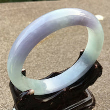 Load image into Gallery viewer, 10% OFF- 55/56/57mm Certified Natural Lavender Jadeite Emerald A*Jade HandCarved Bangle x4005 with Gift Box