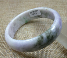 Load image into Gallery viewer, 10% OFF- 54/55/56mm Certified Natural Lavender Jadeite Emerald A Jade Bangle PZ0475