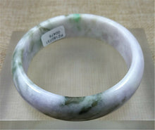 Load image into Gallery viewer, 10% OFF- 54/55/56mm Certified Natural Lavender Jadeite Emerald A Jade Bangle PZ0475