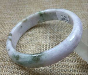 10% OFF- 54/55/56mm Certified Natural Lavender Jadeite Emerald A Jade Bangle PZ0434