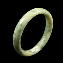 Load image into Gallery viewer, 10% OFF- 53/54/55mm Certified Natural Cloud Light Green Jadeite Emerald A Jade Bangle VV2999